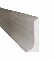 Supporto esterno: acciaio FE S250GD zincato, acciaio zincato preverniciato o plastificato; acciaio inox.