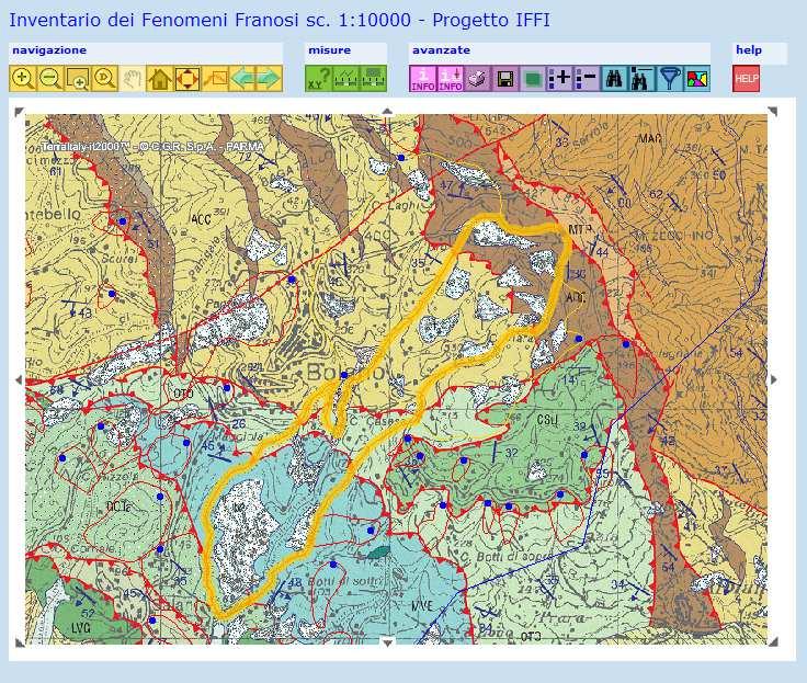 Fig. 355 - Stralcio Carta Geologica