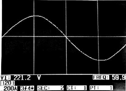 5.9 Forma d'onda Tensione Corrente 1.