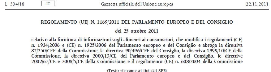 Controllo collaborativo Consumatore elevato livello di tutela della salute dei consumatori e assicurare il loro diritto all informazione «etichetta»: qualunque marchio commerciale o di fabbrica,