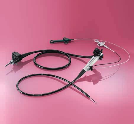 Gastroscopio operatorio con due canali operativi/di aspirazione Per la