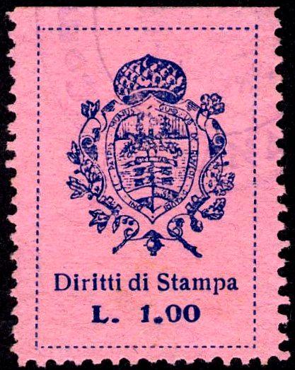 Pesaro Carta rosa, liscia. Stampa mm. 22x32.