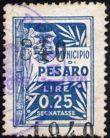 6 L. 0,50 blu 1931/< Carta bianca, liscia. Con Fascio.