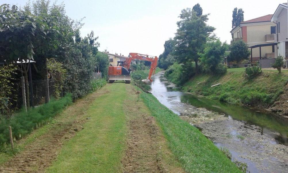 roggia Munara a Tezze sul Brenta, roggia Ca Donà a Camisano, bocchetto Bonaguro a Camisano, bocchetto destro Tesinella a Grisignano, roggia Giustiniana Doppia a Loria, roggia Rezzonico a Campodoro,