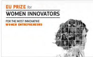 Le politiche e i programmi europei a sostegno dell'imprenditoria femminile ΕU Prize for Women Innovators 2018 Imprese fondate da donne, che ha portato l innovazione sul Mercato con successo Hanno