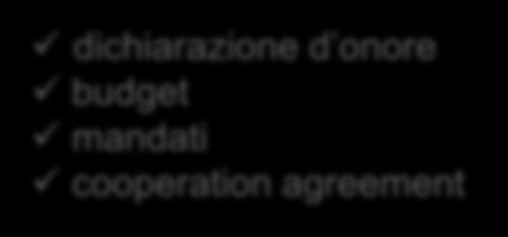 coordinatore, almeno 2 coorganizzatori (programme countries) + il Paese Terzo (Canada e Australia) 50% delle