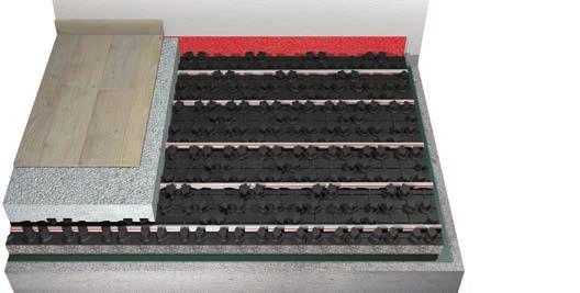42/63 59/80 mm 14x2 15x1,5 16x2 18x2 mm 5 10 15 20 cm LASTRA ISOLANTE EUROFLEX EXTRA Sistema di riscaldamento e raffrescamento a pavimento che prevede una lastra in polistirene espanso preformato