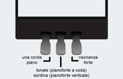 È composto dal sistema di trasmissione con leve, martelletti, smorzatori che agendo sulle corde permettono di produrre il caratteristico suono del pianoforte.