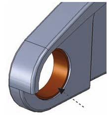 Deflettore e funzionalità idrauliche Figura 56. Smontaggio delle boccole in plastica 5.1.2.