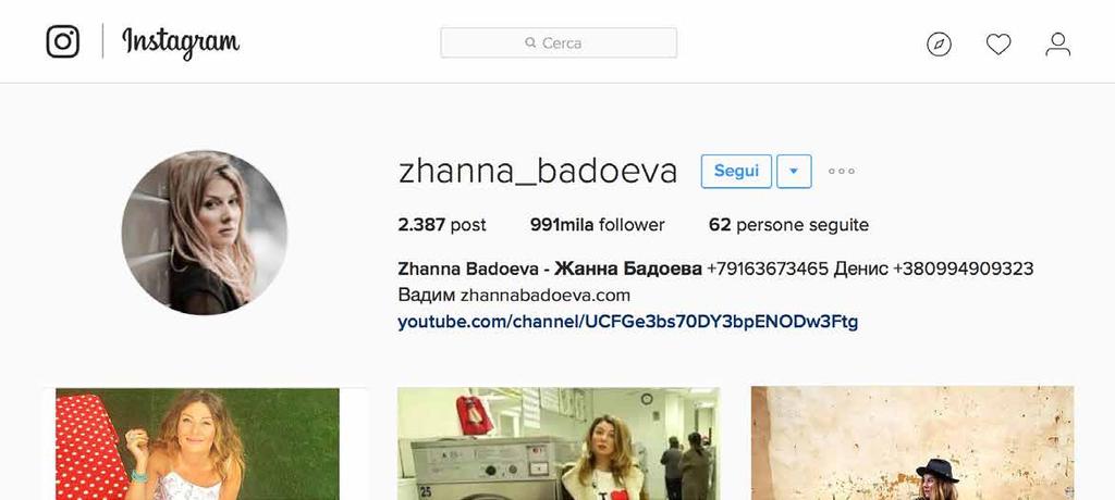 Zhanna come influencer Zhanna ha un seguito di circa 1 milione di follower distribuito su vari account e pagine/ gruppi di fan.