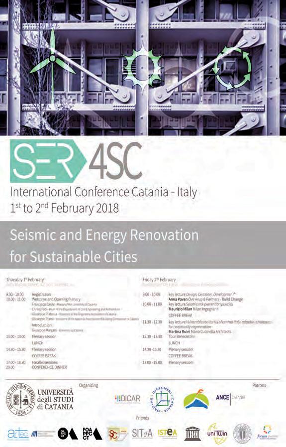 SER4SC 2018 SEISMIC AND ENERGY RENOVATION FOR SUSTAINABLE CITIES CONFERENCE d Gpp Mg, Gl Rdò, V Sp 50 U dll ppl fd h l à mp h q mm p p l vm l è l m dl lvll d blà dll à.