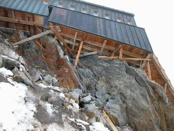 Rifugio Gnifetti Monte Rosa Per strutture site al di sopra dei 3000 m 