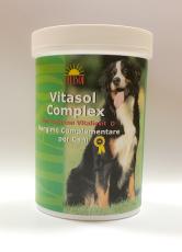 Vitasol COMPLEX CANI Integratore vitaminico completo con lievito di birra 300 gr Polvere Dose: gr 100-200 ogni 10 Kg di