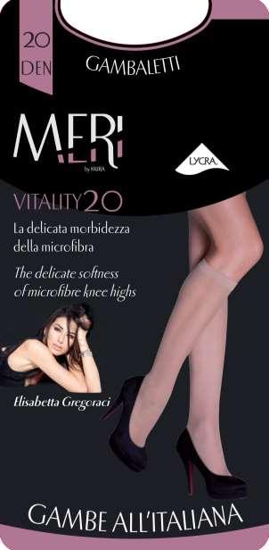 LINEA VITALITY MICROFIBRE 147 GAMBALETTO VITALITY 20 GAMBALETTO MICROFIBRE 20 DEN CON ELASTICO SPECIALE