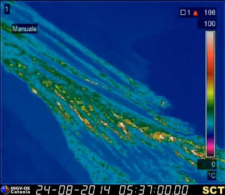 pomeriggio. L intera area prospiciente la costa è in raffreddamento.