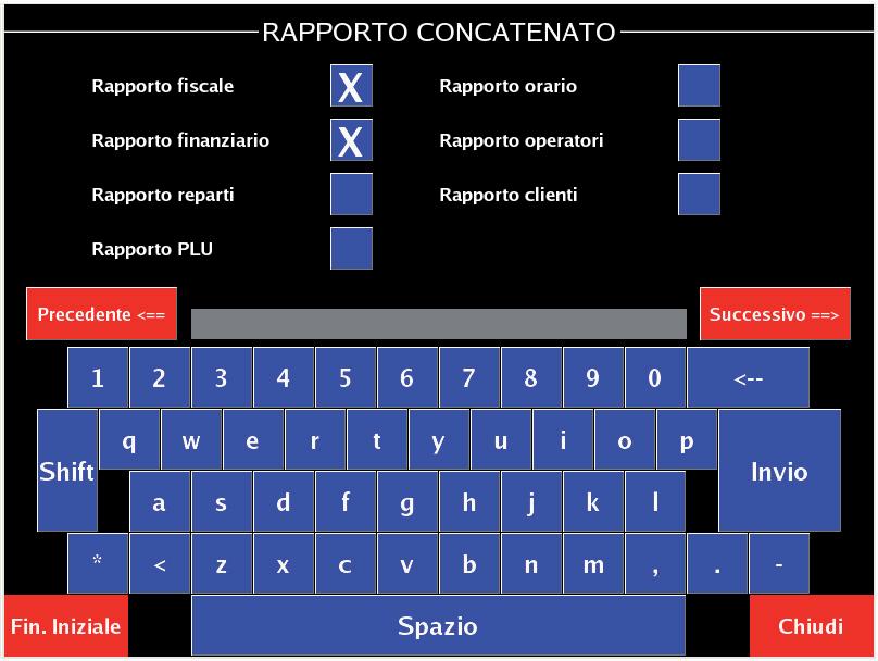 Premere: Si accede alla 4 delle quattro pagine OPZIONI: Fig.