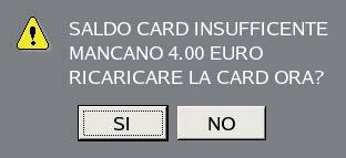 Il risultato è il seguente: <Nome Ditta> <Indirizzo> <Località> <Telefono - Fax> Chiudere con il tasto di pagamento: EURO REP1 8,00 5 x 1,00 REP16 5,00 TOTALE EURO 13,00 CHIP CARD 13,00 RESTO 0,00 Se