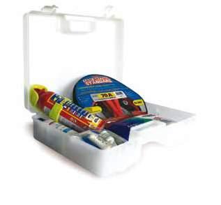 [ Pronto soccorso auto car kits ] pharma+aid 47 7901 TRAVELKIT ADR PLUS Peso/ Weight: Colori disponibili: blu Available colours: blue cm 50x27x45 Kg 1,00 vuoto / empty Kg 10,00 completo / filled 7902