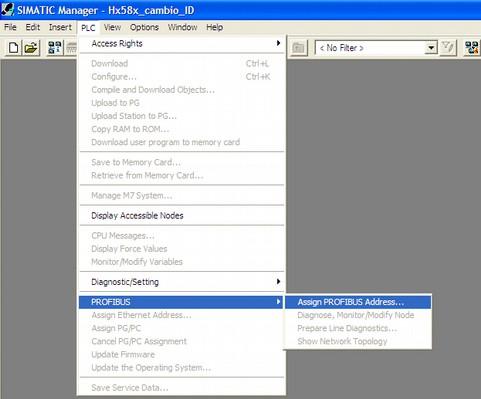 6.5.1 Setting the node address via BUS (SAP55 service) WARNING SAP55 service can only be accomplished by a Class 2 DP Master (DPM2). Class 1 Masters (DPM1) cannot accomplish the SAP55 service.