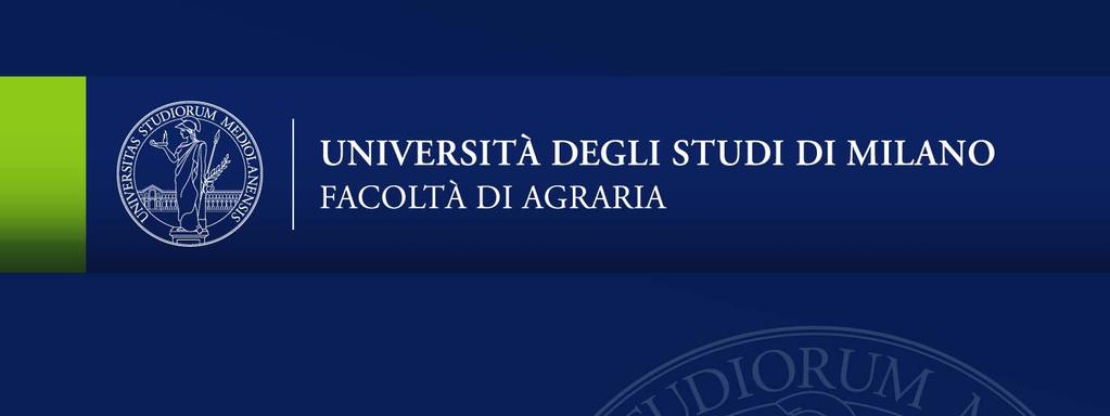 FACOLTA DI SCIENZE AGRARIE E ALIMENTARI