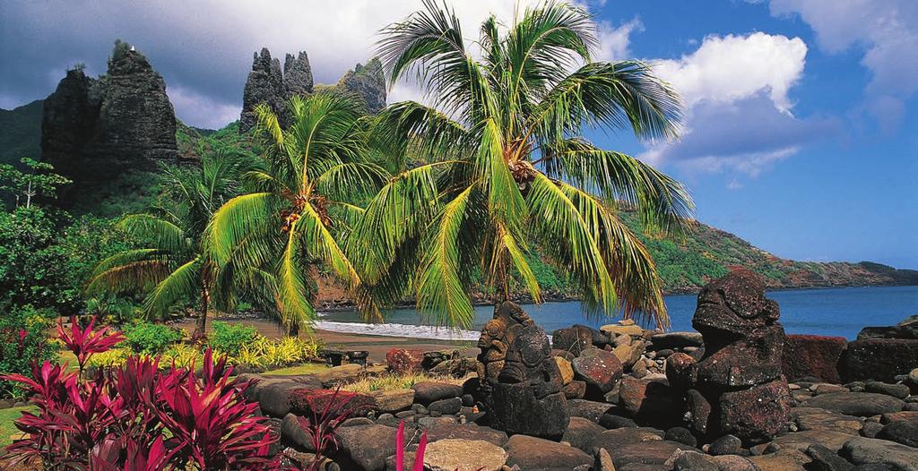 Polinesia Francese & Isole Marchesi 2 Giorno Tahiti» Nuku Hiva aeroporto e partenza per l isola di Nuku HIva.