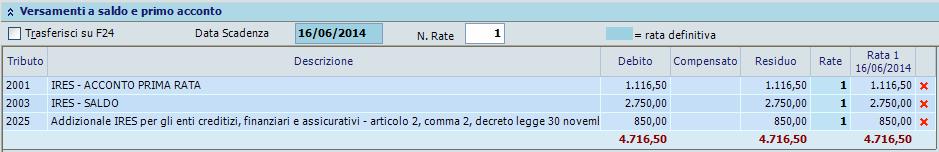 UNICO SC QUADRO RQ La finalizzazione che viene eseguita al termine della fase di installazione dell aggiornamento è interviene come segue.