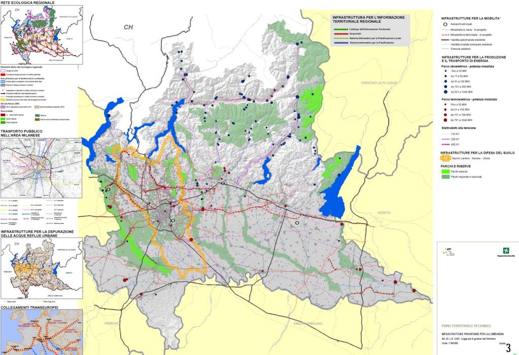 Infrastrutture Prioritarie Rete verde, rete ecologica, rete ciclabile, infrastrutture