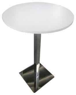 105 cm) SQUARE "FAST-FOOD" TABLE col. white (dim. 70 x 70 x h.