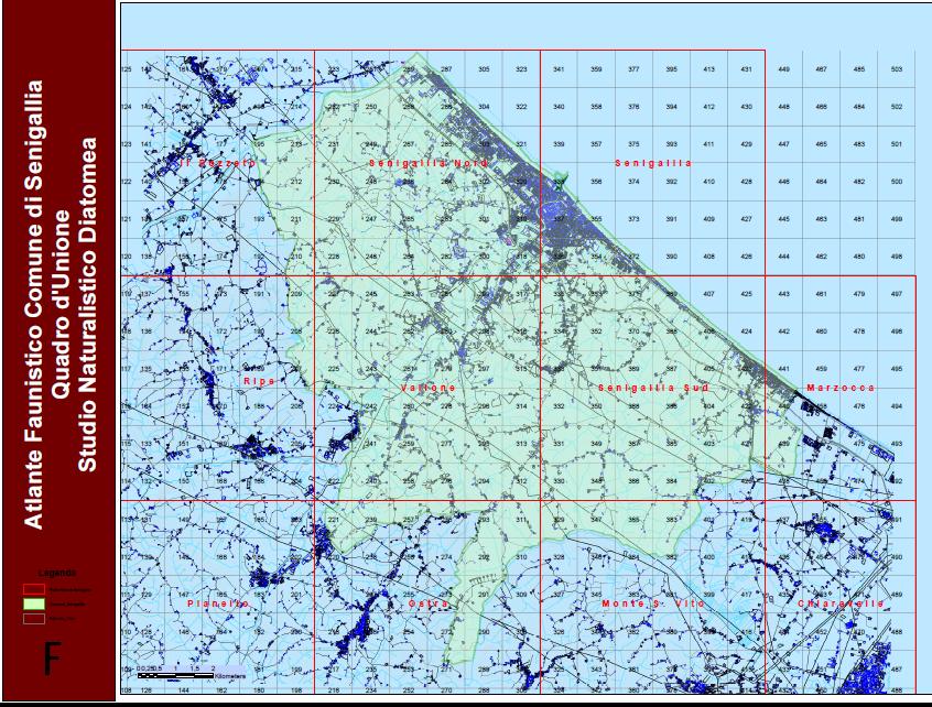 9 111 SND 27/12/12 METODI E' stato definito un reticolo geografico di riferimento a maglia suddiviso in quadranti di 1 km x 1 km (unità di rilevamento); per la cartografia è stata utilizzata la C.T.R.