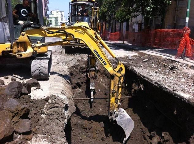 Torre del Greco Opere per il potenziamento della rete fognaria di corso Garibaldi Torre del Greco Opere per la rifunzionalizzazione del sistema fognario in via Roma 2.