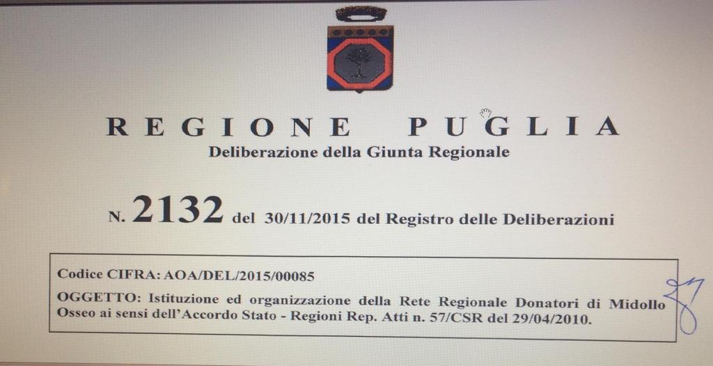 ADMO Puglia - Registro Regionale