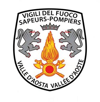 7.1 - Nuovo simbolo del Corpo valdostano dei vigili del fuoco dei professionisti di Aosta e dei vigili volontari di tutti i distaccamenti della Valle d'aosta.