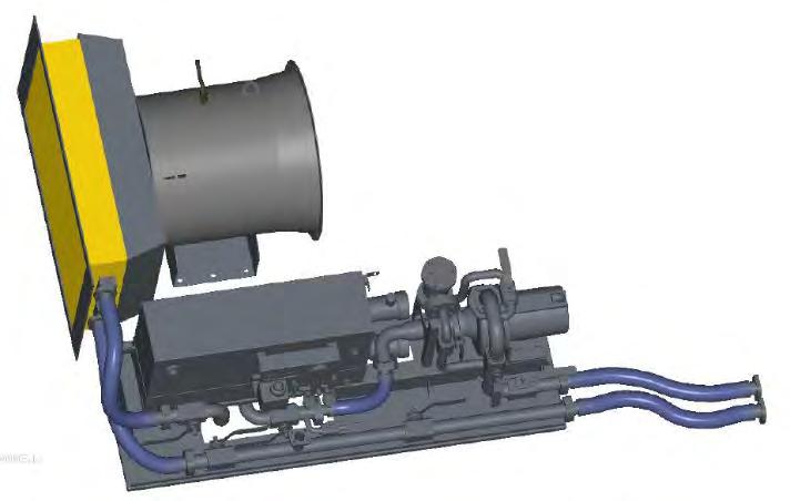 variabile (3 kw 2 metri cubi/secondo) 1 scambiatore di calore