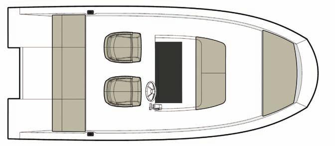 Sulla Activ 535 Open potrete apprezzare tutto il divertimento e la libertà di stare sull acqua, consapevoli che si tratta di una barca versatile, solida e spaziosa, con caratteristiche di sicurezza