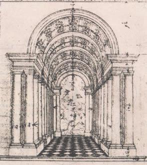 Proiezioni prospettiche Figura 39/a Leonardo, disegnatore che copia una sfera armillare con il prospettografo.