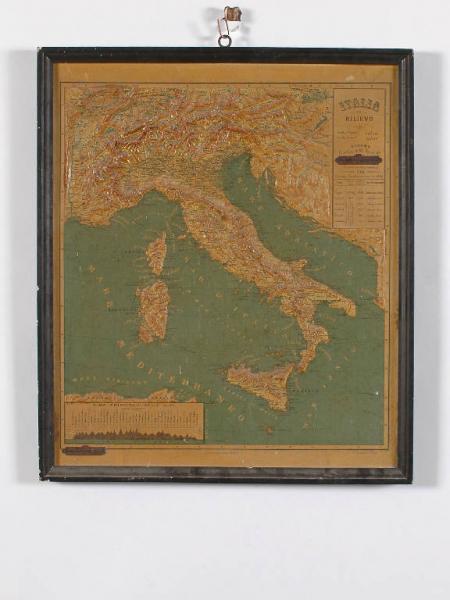 Carta geografica dell'italia Ditta G.B. Paravia e Comp. Link risorsa: http://www.lombardiabeniculturali.