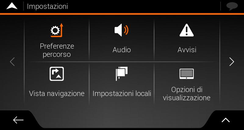 Menu Impostazioni Questo menu consente di configurare le impostazioni del programma e modificare le modalità di