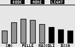 3. Immergersi con Galileo Se sono state caricate su Galileo alcune immagini, è possibile visualizzarle durante l immersione premendo MORE mentre è visualizzata la saturazione dei singoli