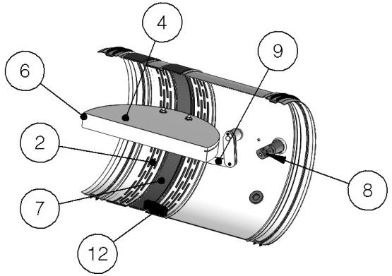 Dotate di diverse tipologie di meccanismi completamente esterni alla parete. CARATTERISTICHE GENERALI Cassa in lamiera zincata di acciaio al carbonio. Labirinto termico ricavato sulla cassa.