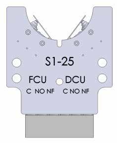 TAMP-DFC25-0 Kit scheda S1-25-B con microinterruttori pala aperta-chiusa +