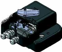 Meccanismo manuale magnetico serie 25 escluso gruppo disgiuntore + scheda S0-25 con microinterruttori di posizione pala + magnete a interruzione alimentabile a