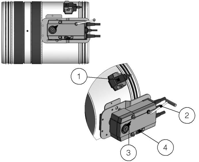 Tipologie di comando VERSIONE MOTORIZZATA BELIMO Modalità di chiusura pala Chiusura automatica con termofusibile.