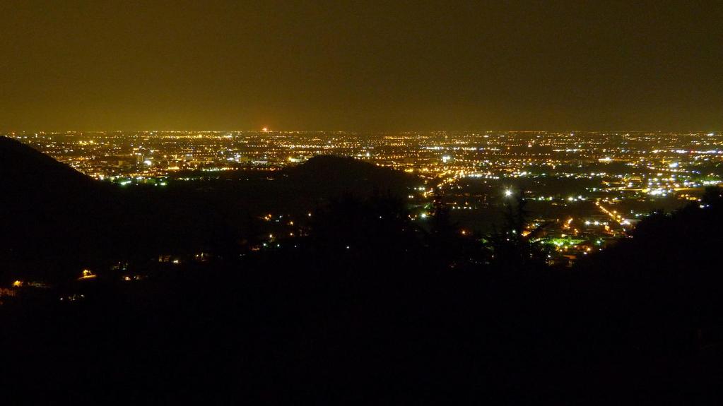 Abano e Montegrotto Terme dai colli ore 15.