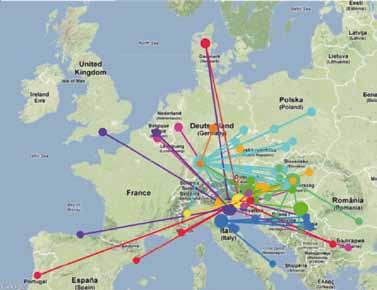 400 organizzazioni europee e già attivato più di 130 scambi Erasmus per Imprenditori.