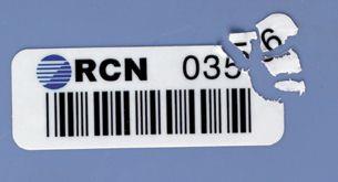 Questo tipo di etichetta di sicurezza o di garanzia sono stampate su un materiale in pvc ultradistruttibile.