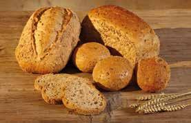 21 x 150 g 6214 20 PANE DI FARRO INTEGRALE Semilavorato senza farina di grano tenero per la produzione di pane al farro integrale in cassetta. Semilavorato pronto all uso.