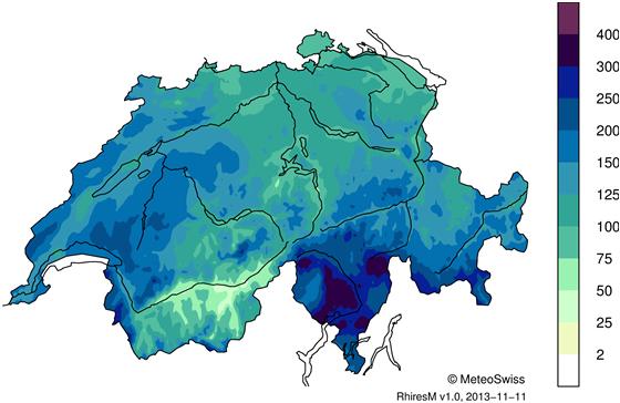 MeteoSvizzera Bollettino del clima Ottobre 2013 4 Temperatura, precipitazioni e soleggiamento, Ottobre 2013 Valori rilevati Deviazione dalla