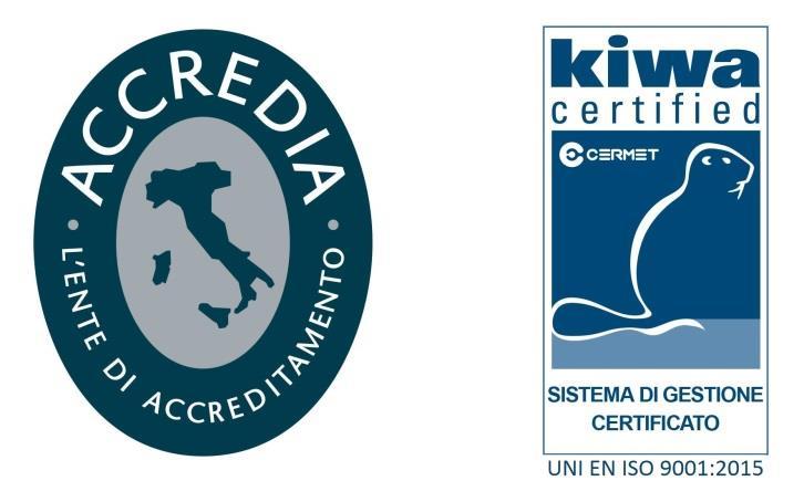 Qualità e Certificazioni Il Sistema di Gestione per la Qualità di Tecnint HTE è certificato in accordo alla Norma UNI EN ISO 9001:2015 (registrazione Kiwa Cermet N.