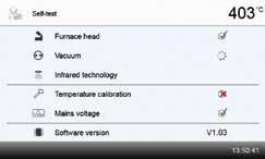 4. Installazione e prima messa in funzione 4.5.2 Schermata di avvio iniziale ed autodiagnosi Subito dopo l accensione, per alcuni secondi viene raffigurata la visualizzazione iniziale.