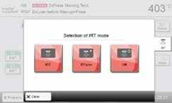 Programmi a due fasi Un programma a due fasi si distingue per il fatto che le cotture possono essere eseguite con due temperature con diversi parametri (p.es. tempo di tenuta 1.